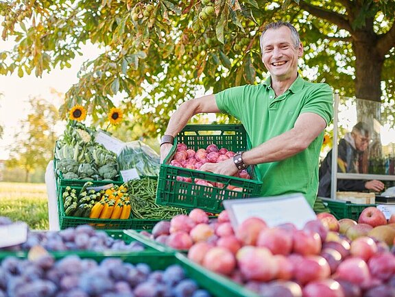 Wochenmarkt Weinheim: Frisches Obst und Gemüse Frisches vom Wochenmarkt